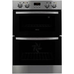 Zanussi ZOD35511DX  Built-in Double Fan Oven in Stainless Steel